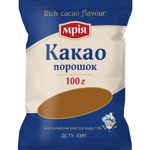 Какао-порошок Мрія УБ 100г